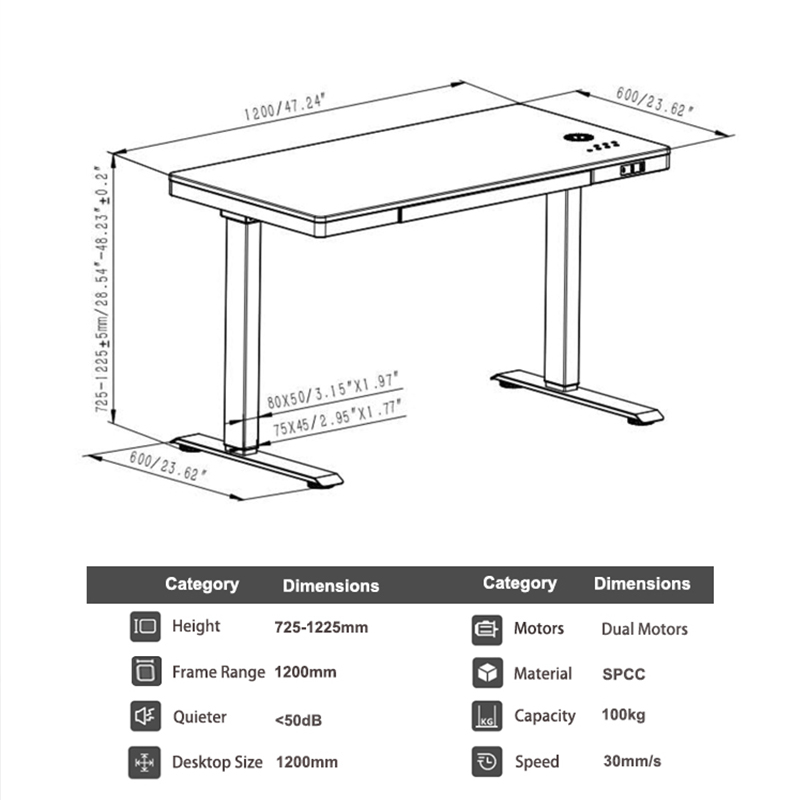 best sit stand desk frame