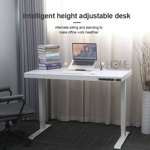 Intelligent height-adjustable desk promoting healthier office work