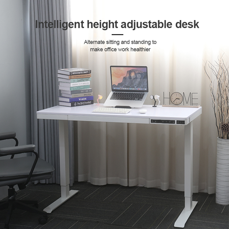 Intelligent height-adjustable desk promoting healthier office work