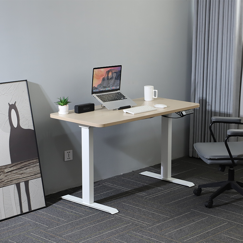 2JRF2 stand up desk frame in modern office setting