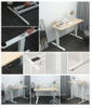2AF3-KZC2 Height Adjustable Standing Desk - Electric Sit Stand Desk with Quick Installation