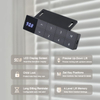  Close-up of the NATE 2AF2 smart control panel, detailing features like the real-time LED display, 4-level lift memory, and child lock.