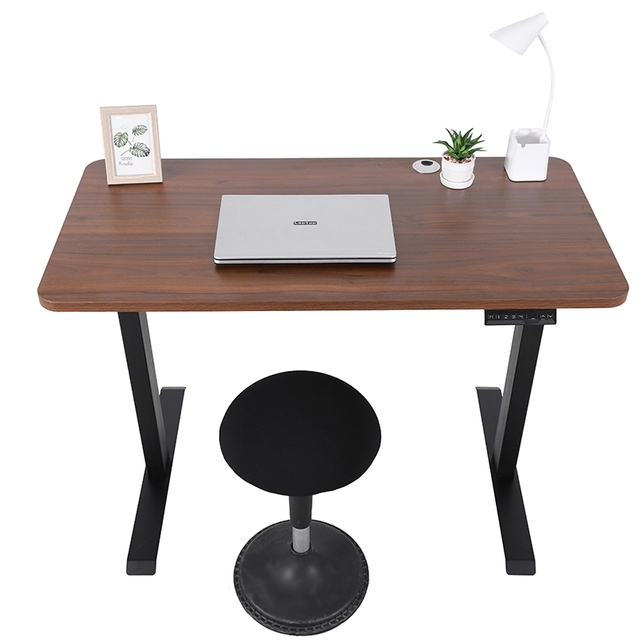 Display of various color and desktop options for the 2A2 Standing Desk, offering different style combinations.