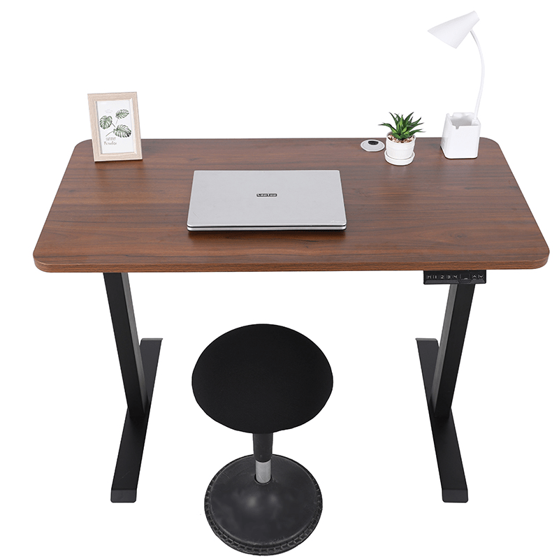 Display of various color and desktop options for the 2A2 Standing Desk, offering different style combinations.