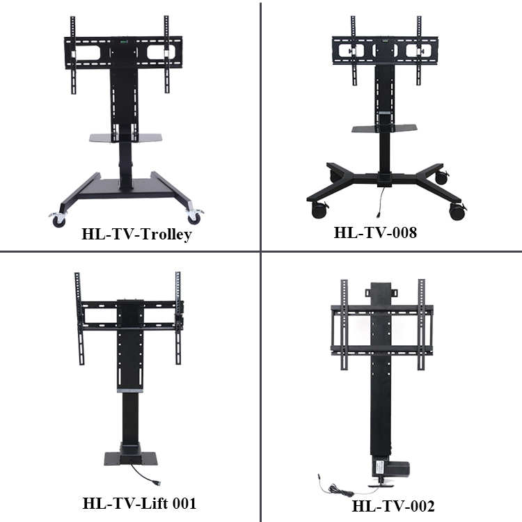 NT-Trolley Hot wholesale stands drehbare motorized mechanism removable tv lift