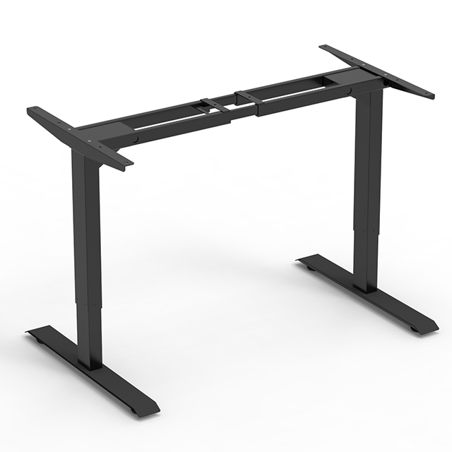Anti-Collision Feature 2 Stage Leg 2 Motor Electric Height Adjustable Desk FRAME ONLY