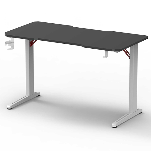  Wholesale Fixed Height Width Home Office Computer Gaming Desk with Cup Holder, Headphone Hook for Gamer