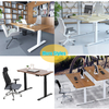 NT33-2A3 Adjustable Sit and Stand Table 