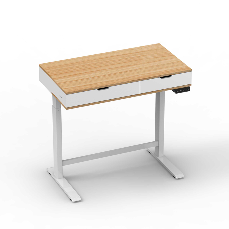 2SAB2(E) Wooden Standing Desk for Kids with Drawers | Safe & Fun Study Table