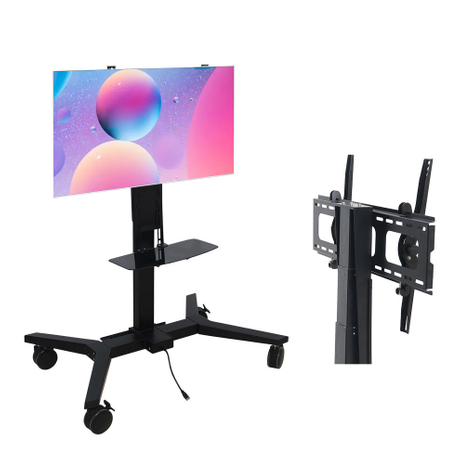NT-Trolley Hot wholesale stands drehbare motorized mechanism removable tv lift