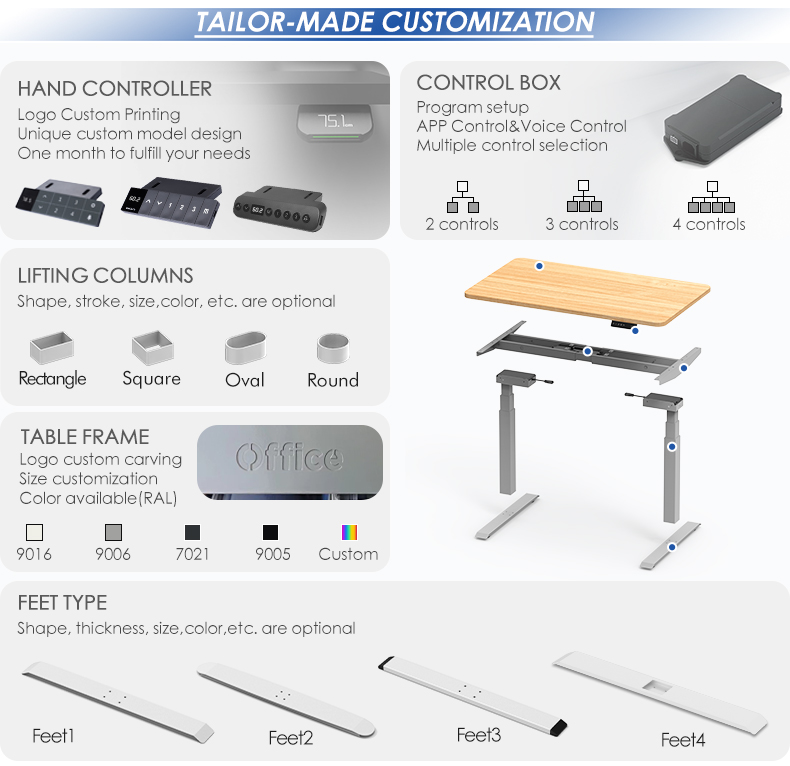 Sit to stand desk