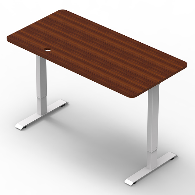 Single Motor Double Beam Ergonomic Seat Standing Desk Computer Desk Factory Electric Height-Adjustable Desk Table Frame