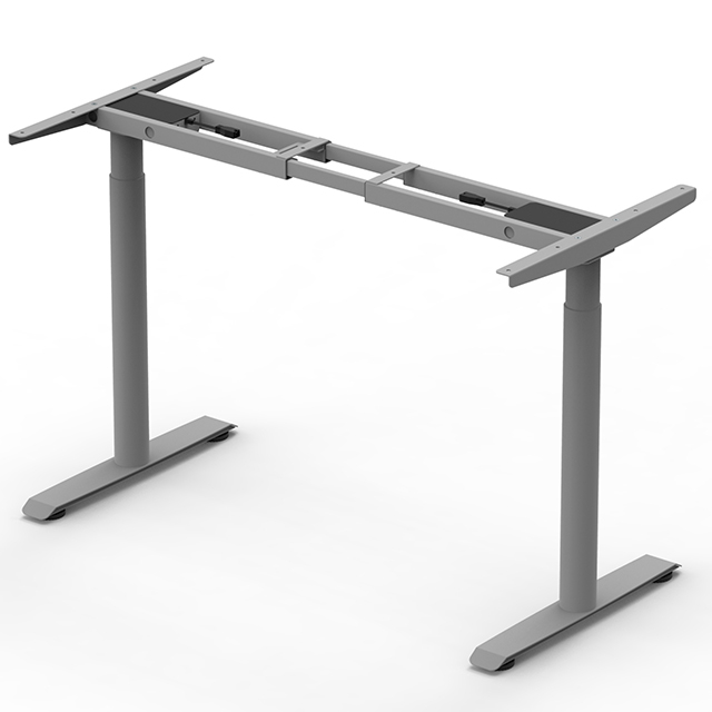 OEM ODM 2-Stage Round Column Dual Motor Standing Desk Mechanism Sit-Stand Desk Frame