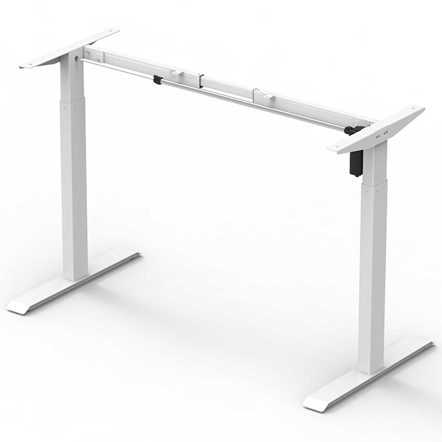 Wholesale Adjustable Width Ergonomic Electric Single Motor 2 Stage Sit Stand Height Adjustable Standing Desk Mechanism