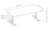 2AR3 - KD NATE Kid-friendly Ergonomic Standing Desk, 3-Stage Dual Motor, Wholesale OEM/ODM