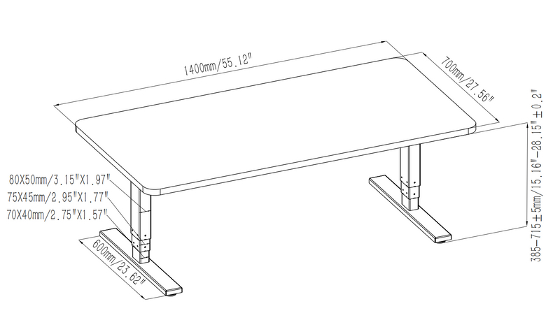 2AR3 - KD NATE Kid-friendly Ergonomic Standing Desk, 3-Stage Dual Motor, Wholesale OEM/ODM