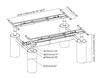 Line drawing of the 4DF3 frame for project applications.