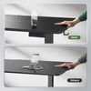Demonstrating the superior anti-wobble stability of the SACR2 stand-up desk, ensuring a secure and shake-free surface at any height.