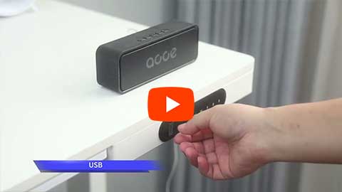E4A Standing Desk with Drawer Brushless Motor 