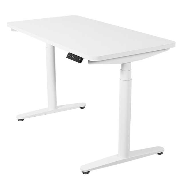Round Sit Stand Up Height Adjustable Desk Factory Dual Motor Electric Lift Standing Desk Computer Table
