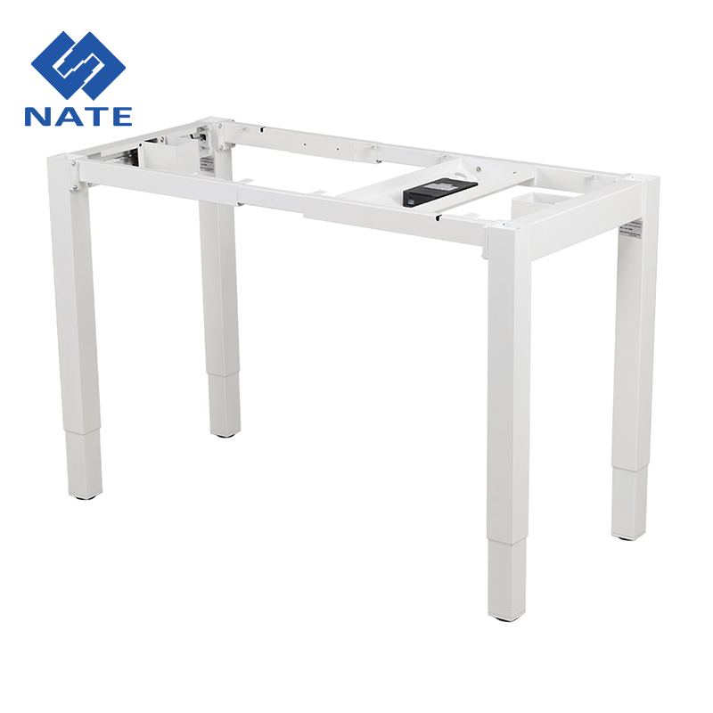 Commercial Office Meeting Conference Table Electric Height Adjustable Desk Dual Motor Adjustable Standing Desk Frame For Dining Room