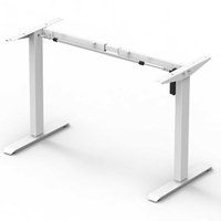 Factory Quick & Easy Assembly Automatic Lifting Electric Desk Single Motor Height Adjustable Table Legs Standing Desk