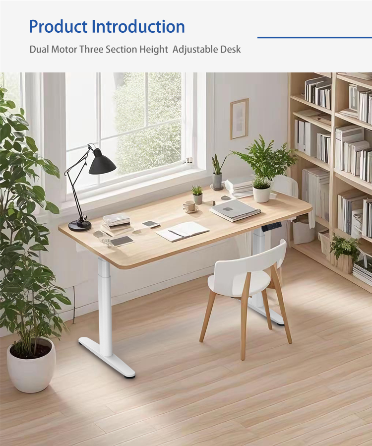 2CF2 Dual Motor Electric Standing Desk - Easy Assembly OEM Desk Manufacturer | Anti-Collision, On-Time Delivery