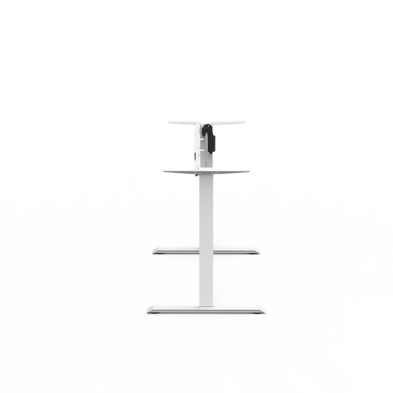 2SACRF2(A) White Desk Frame Side View