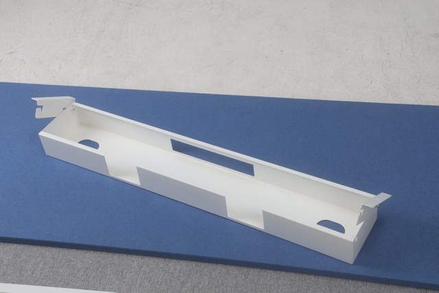 XC76 Blue Base Cable Management Channel Main Image Display