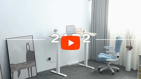 NATE 2AF2 Economy Dual Motor Standing Desk-display