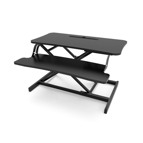Sit Stand Desk Converter Office Furniture Gas Spring Height Adjustable