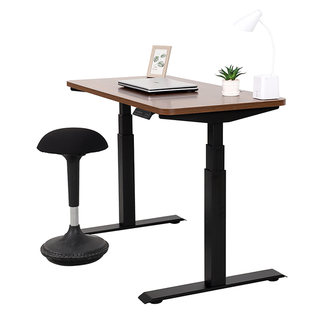 3 Stage Square Sit Stand Desk Manufacturer Electric Table Stand Up Desk Dual Motor Adjustable Height Standing Desk 
