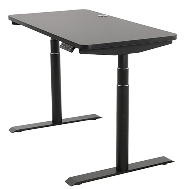 Round Sit Stand Up Height Adjustable Desk Factory Dual Motor Electric Lift Standing Desk Computer Table