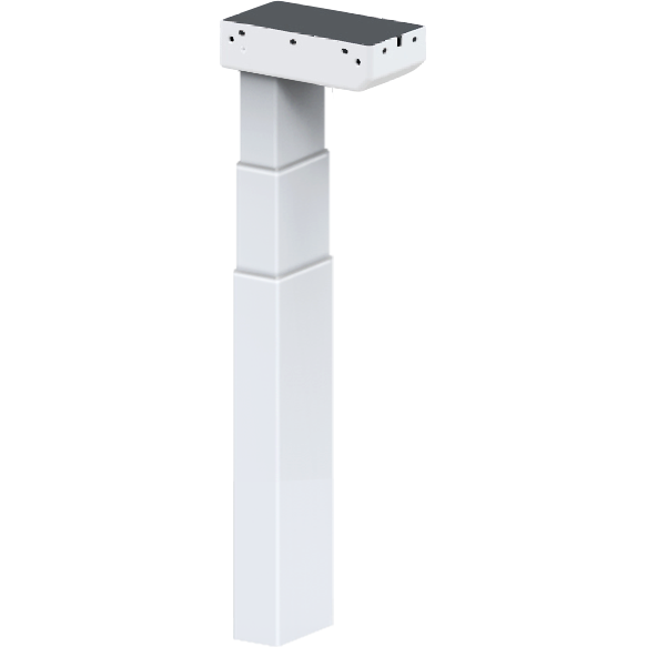 HF3A Heavy-Duty 3-Section Rectangular Tube Height-Adjustable Desk Column Main View