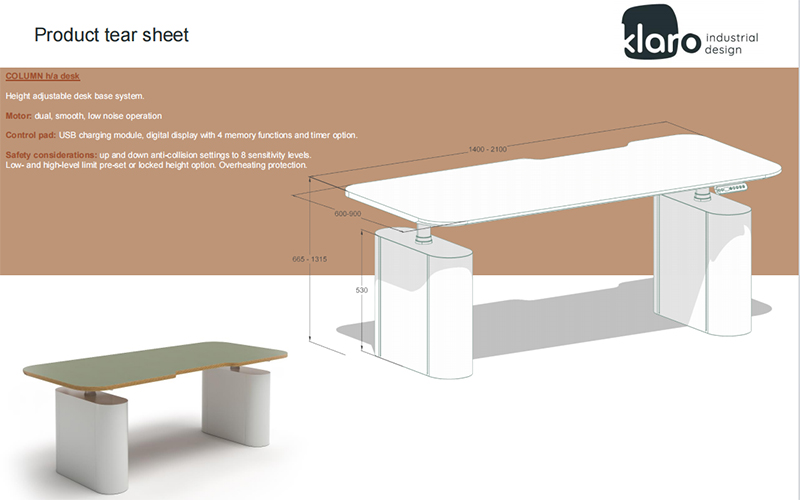 height adjustable desk factory