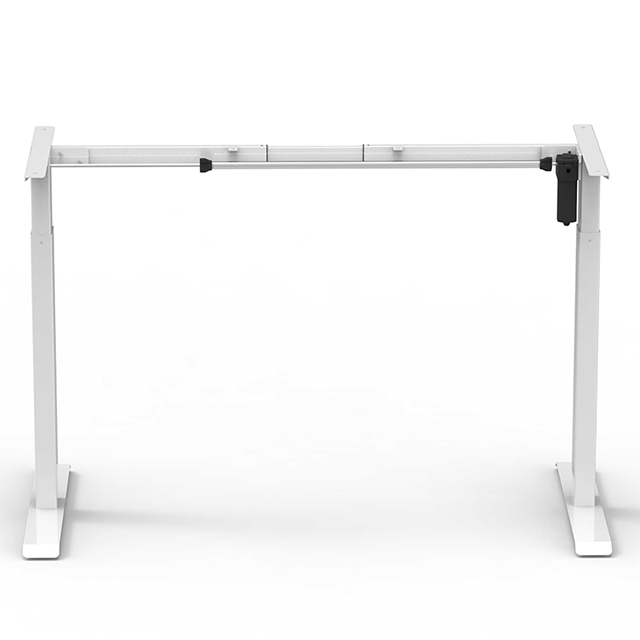 Wholesale Adjustable Width Ergonomic Electric Single Motor 2 Stage Sit Stand Height Adjustable Standing Desk Mechanism