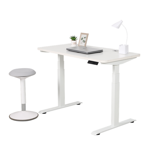 Dual Motor Electronic Ergonomic Height Adjustable Table Base 2 Legs Sit To Stand Desk Standing Desk Frame