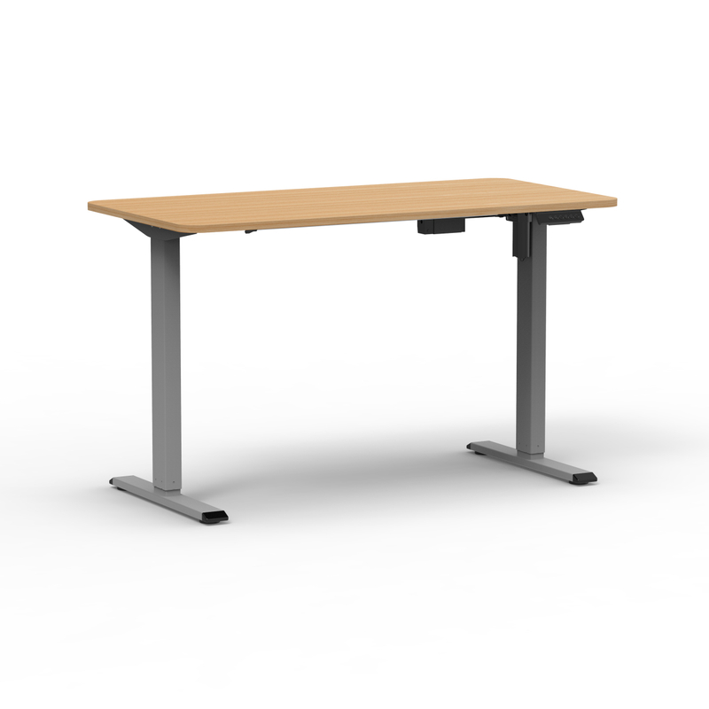 Single Motor Standing Automatic Office Table Ergonomic Sit Standing Height Adjustable Office Desks 
