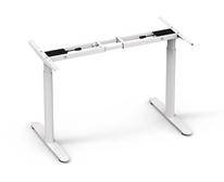 NATEDRIVE NT33 - 2CF2 Dual - Motor Standing Desk Frame with Cylindrical Legs: Quiet Sit - Stand, 120kg Load, Smooth Electric Height - Adjustable for Home Office Bliss