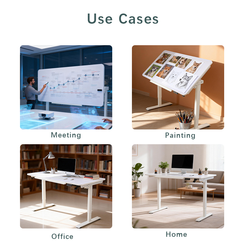 Use cases: Meeting, Painting, Office, Home