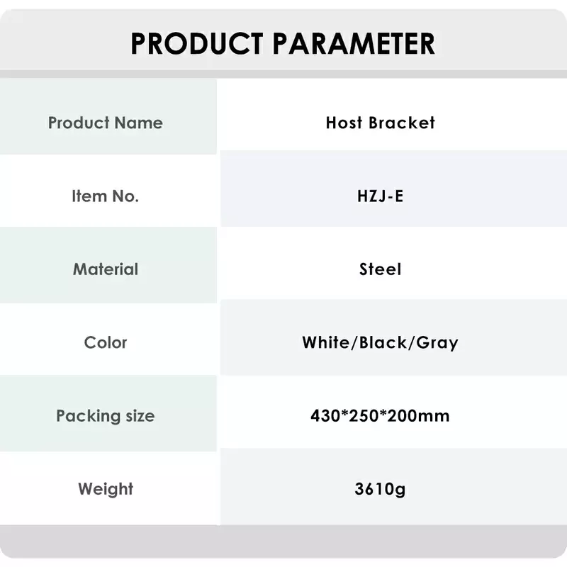 NATE HZJ-E CPU Holder product specifications