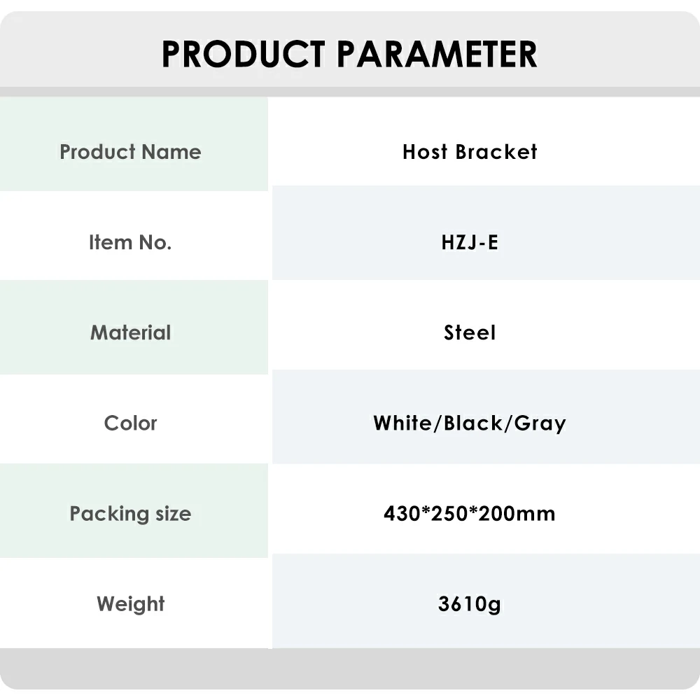 NATE HZJ-E CPU Holder product specifications