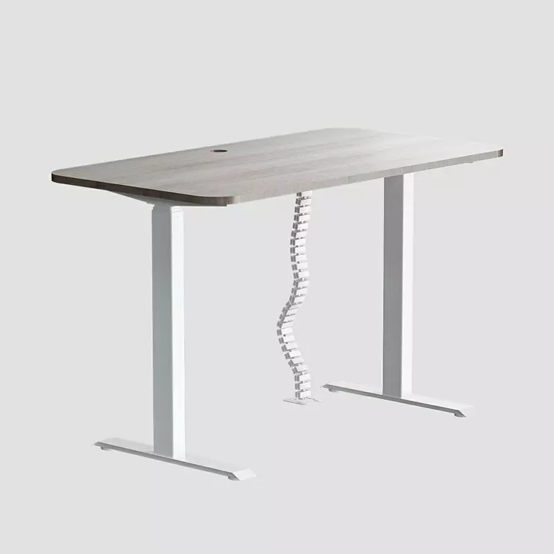 NATE HTD-A Cable Spine installed under standing desk