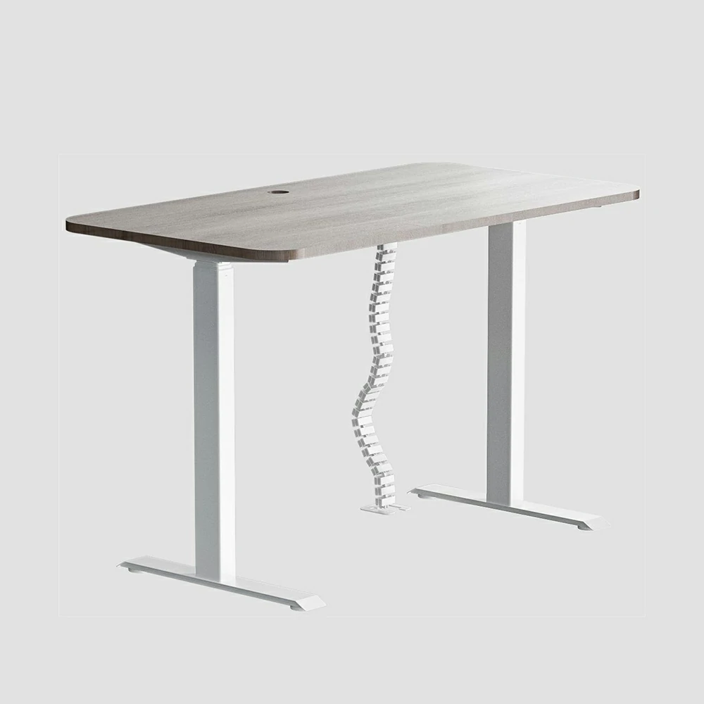 NATE HTD-A Cable Spine installed under standing desk