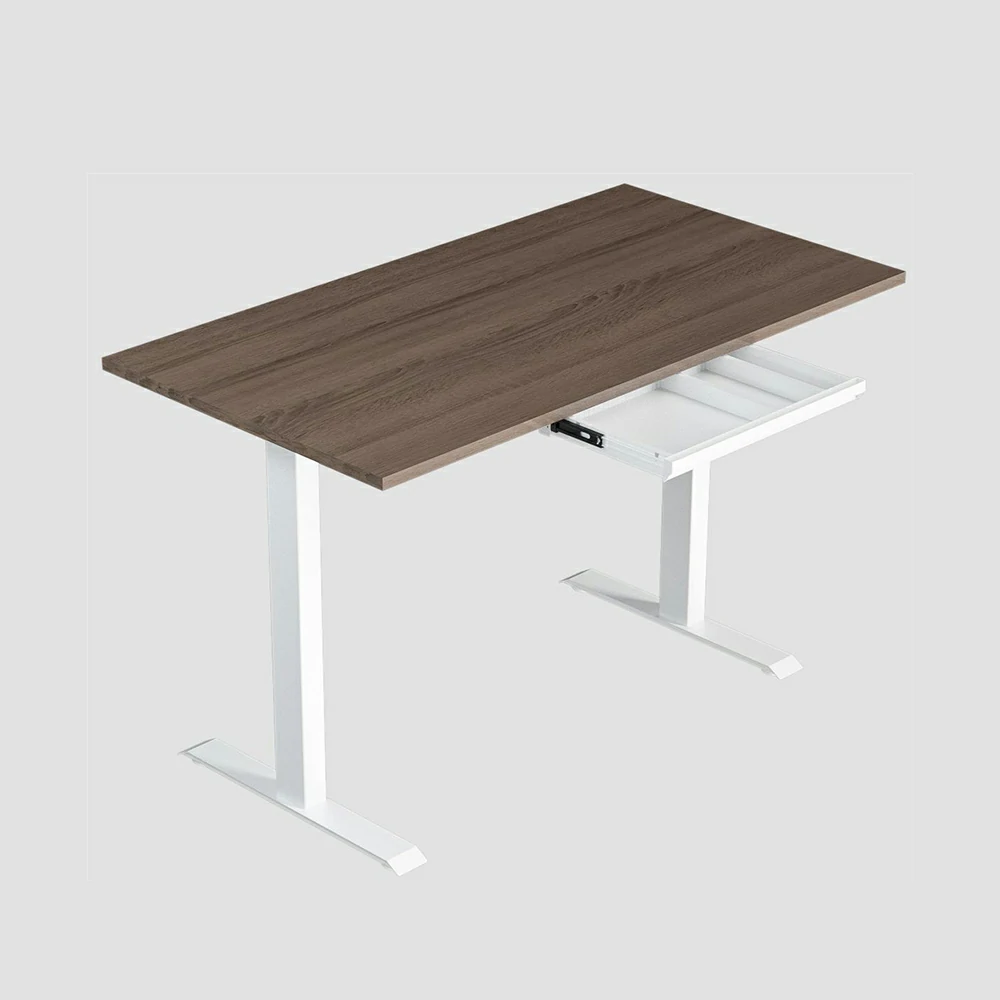 NATE HCT-B Desk Drawer Combination installed under standing desk