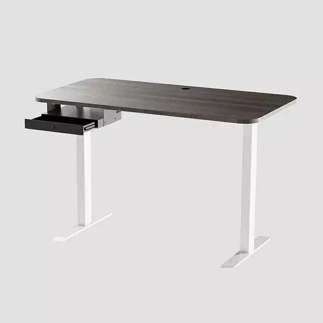 NATE HCT-E Desk Drawer Combination installed under standing desk