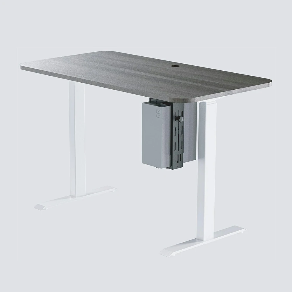 NATE HZJ-E under-desk CPU holder installed on standing desk