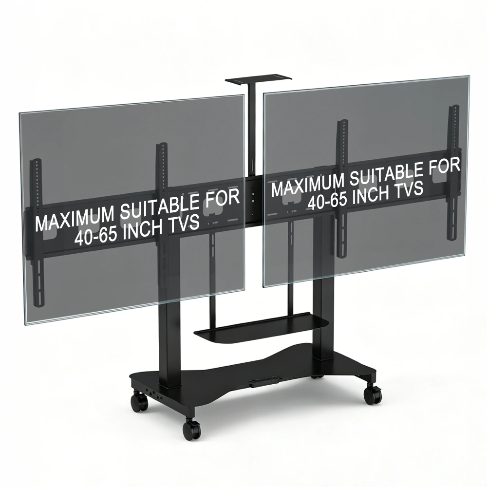 2YDTV(E) dual 40 to 65 inch TV mounting support