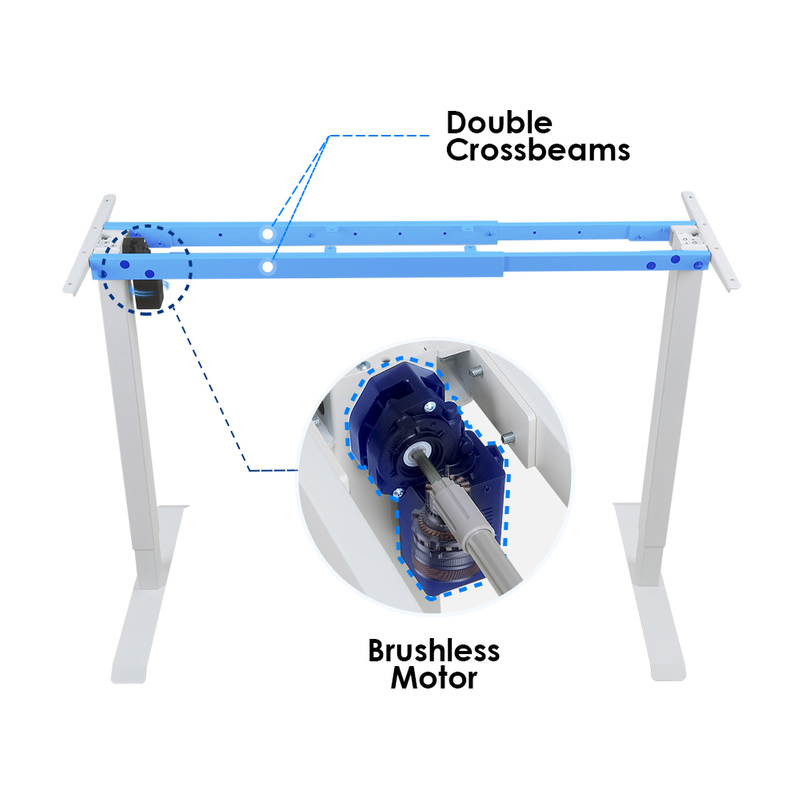 2SACRHF2(D) double crossbeam brushless motor frame