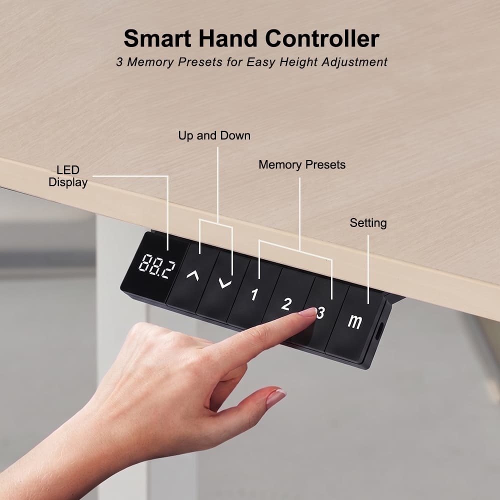 NATE 2AF3 smart hand controller with LED display and memory presets
